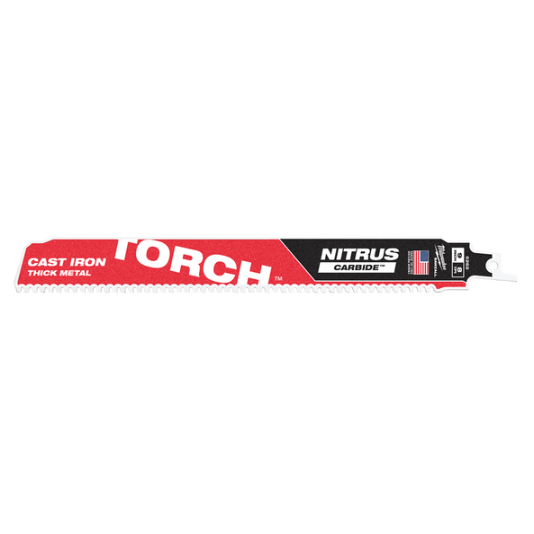 SAWZALL™ The TORCH™ with NITRUS CARBIDE™ Teeth 230mm 9" 8TPI Blade 1 Pack, , hi-res