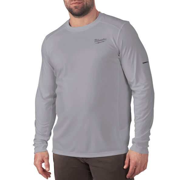 Milwaukee WORKSKIN Light Shirt Long Sleeve Grey 415G