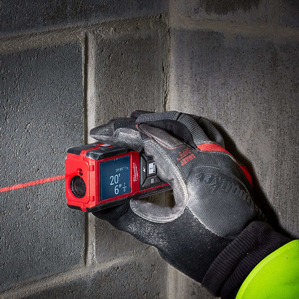 Milwaukee laser distance deals measurer