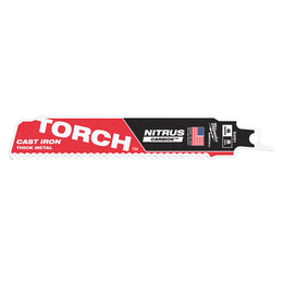 SAWZALL™ The TORCH™ with NITRUS CARBIDE™ Teeth 150mm 6" 8TPI Blade 1 Pack