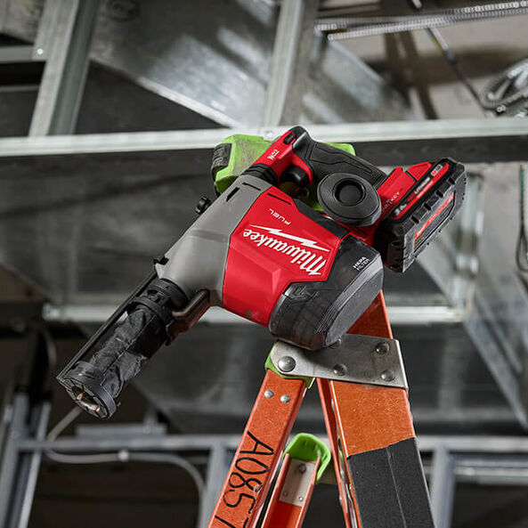 M18 FUEL™ 16mm Overhead SDS Plus Rotary Hammer with Integrated Dust Extractor and ONE-KEY™ (Tool Only), , hi-res
