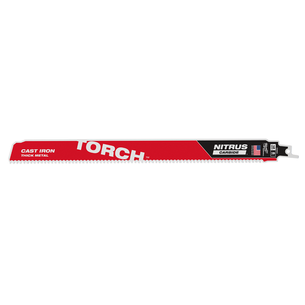 SAWZALL™ The TORCH™ with NITRUS CARBIDE™ Teeth 300mm 12" 8TPI Blade 1 Pack, , hi-res
